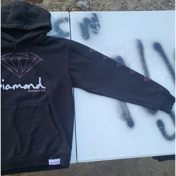 Vintage Diamond Supply Co Hoodie y2k skate - Picture 5 of 10